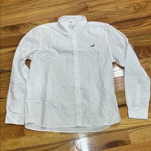 Edmmond Studios Men's White Casual Button-Down Shirt